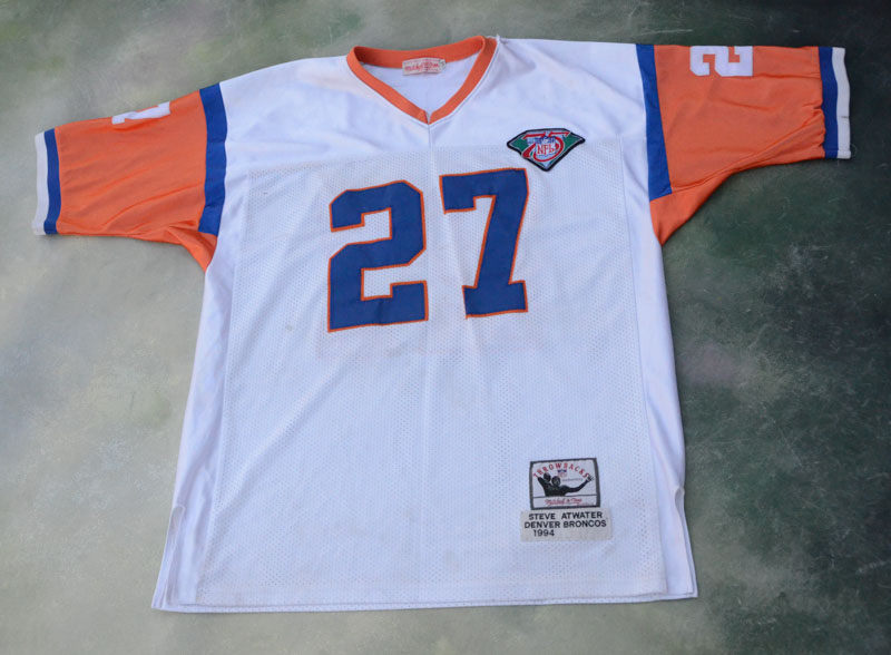 1994 Mitchell & Ness NFL Denver Broncos Steve Atwater #27 Jersey ...