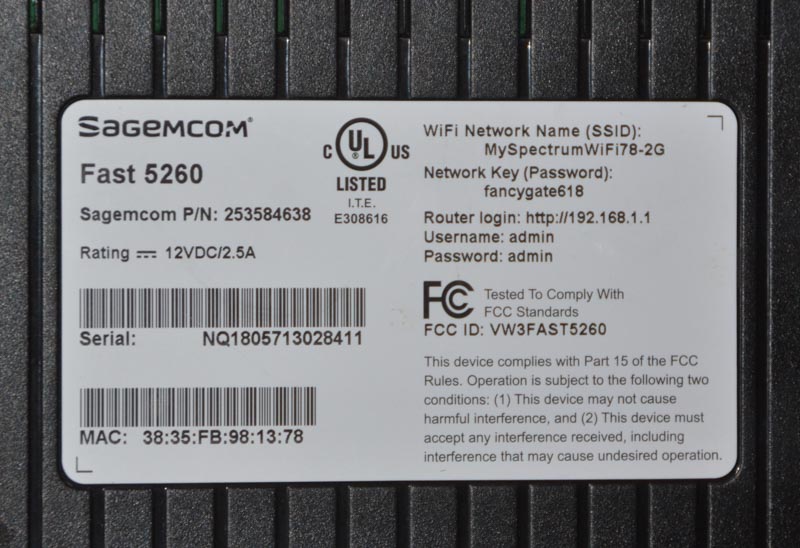 Sagemcom Fast 5260 Wireless Router. | eBay