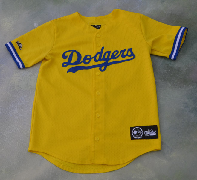 Majestic MLB Los Angeles Dodgers Yellow 