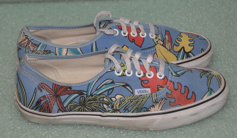 sneakers with birds on them